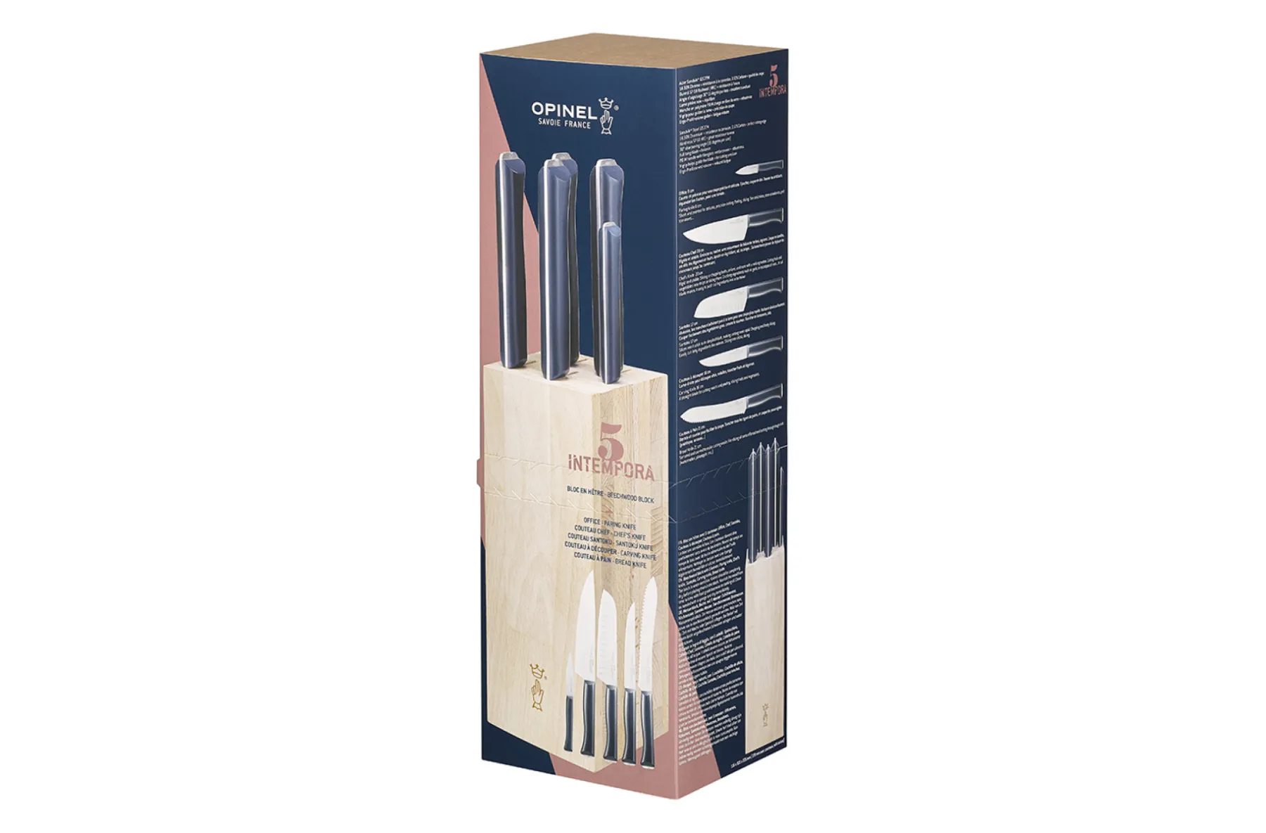 Opinel Bloc couteaux cuisine professionnels - Intempora
