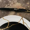 Opinel Coffret de 2 couteaux de table Kintsugi Charbon Lame Noire Best