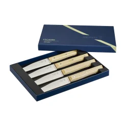 Opinel Coffret de 4 couteaux de table Facette Frêne Outlet