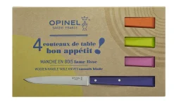 Opinel Coffret de 4 couteaux de table N°125 Bon Appétit Pop Discount