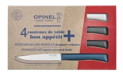 Opinel Coffret de 4 couteaux de table Bon Appétit + Tempête (Couleurs panachées) Sale