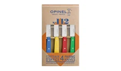 Opinel Coffret de 4 Couteaux N°112 Couleurs Classiques