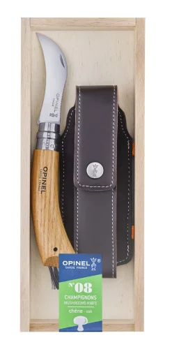 Opinel Couteau à champignon haut de gamme avec étui
