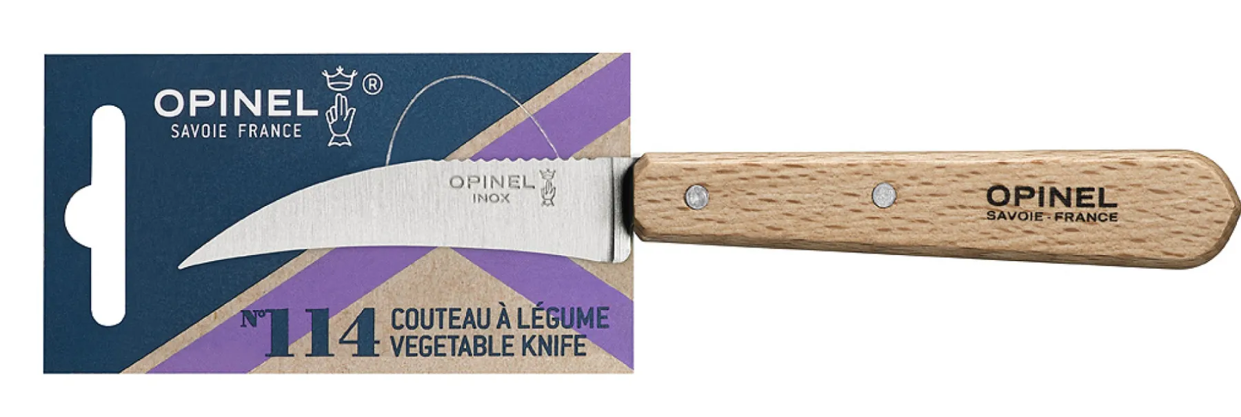 Opinel Couteau à Légumes N°114 Naturel Outlet