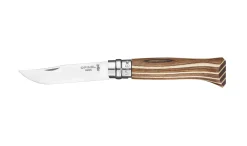 Opinel N°08 Bouleau Lamellé Brun New