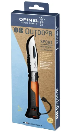Opinel N°08 Outdoor Orange Clearance